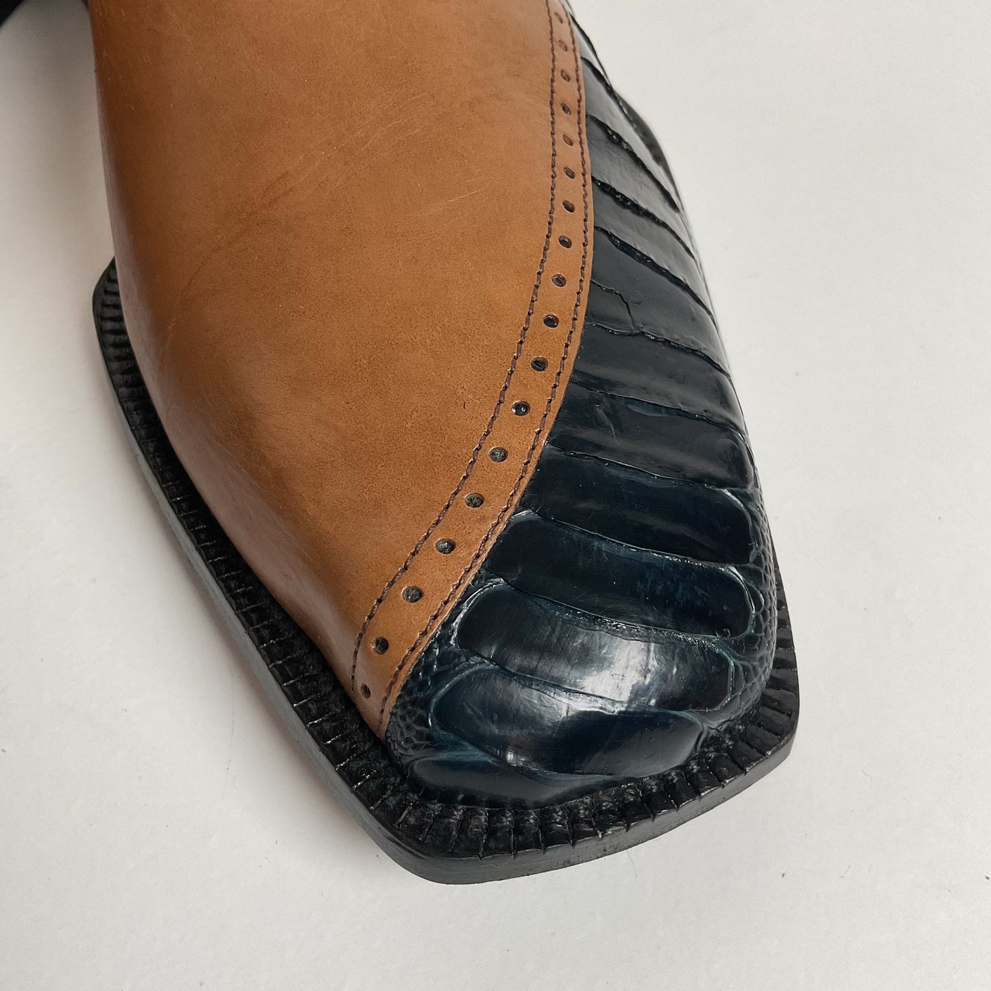 Belvedere Ostrich Leg Oxford Shoes | Split Toe | Exotic | Men’s 10 M
