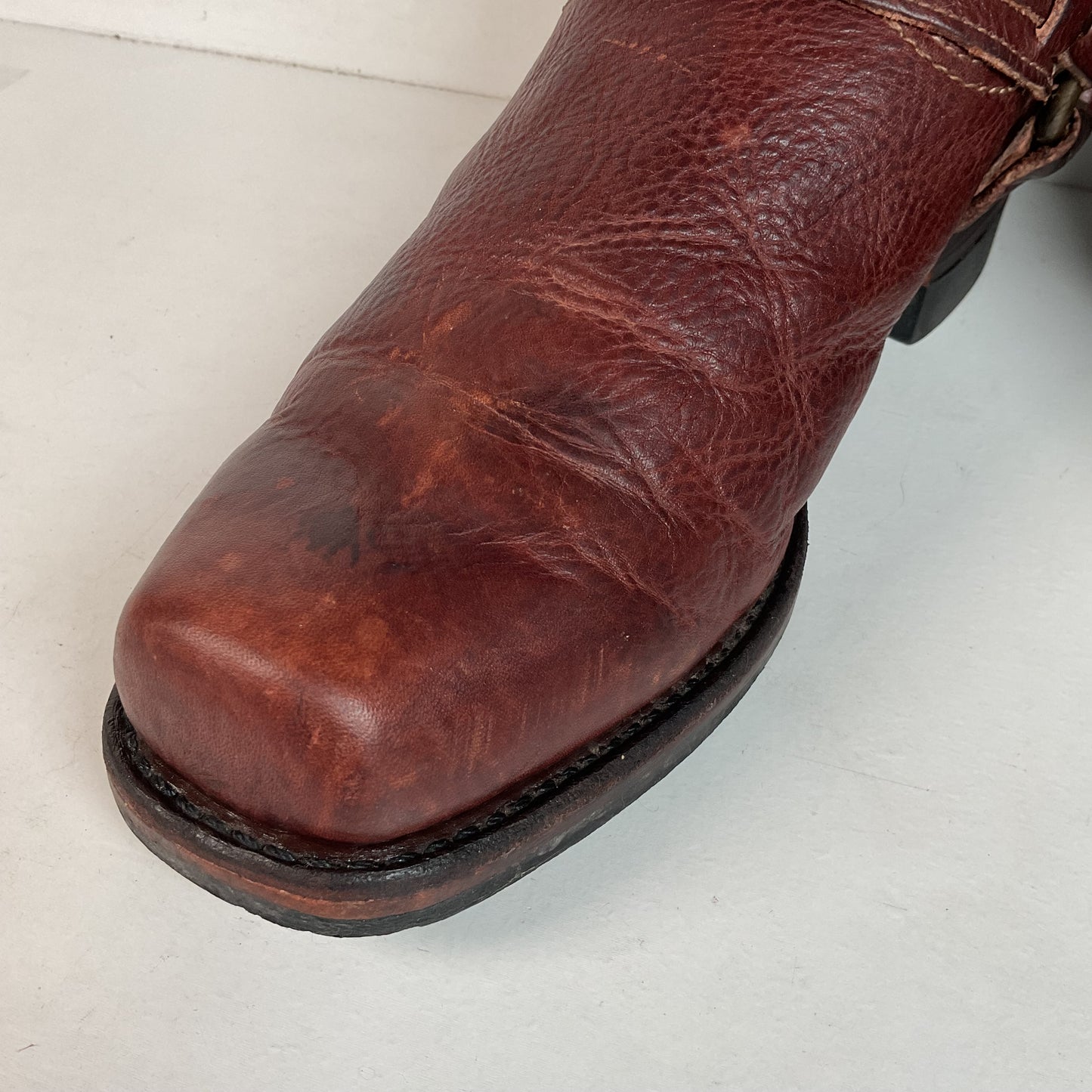 Frye Men’s Belted Harness Boot 11.5 M USA Made Bison Retired