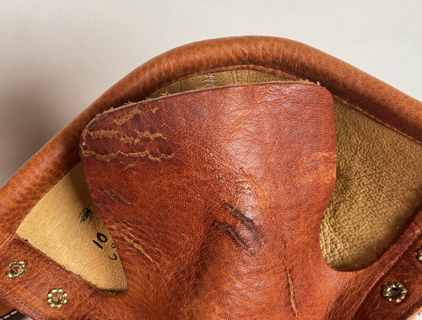Vintage J. Chisholm Kiltie Packer Boots 10 EE USA Made