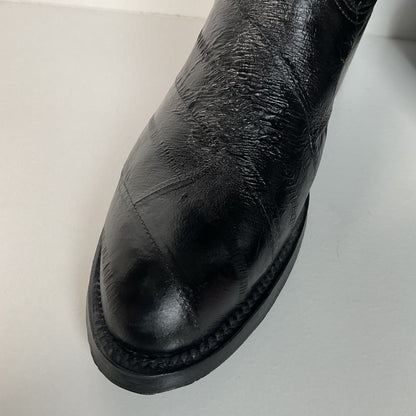 Vintage Nocona Full Eel Skin Cowboy Boots | Exotic | Men’s 5.5 | Women’s 6.5