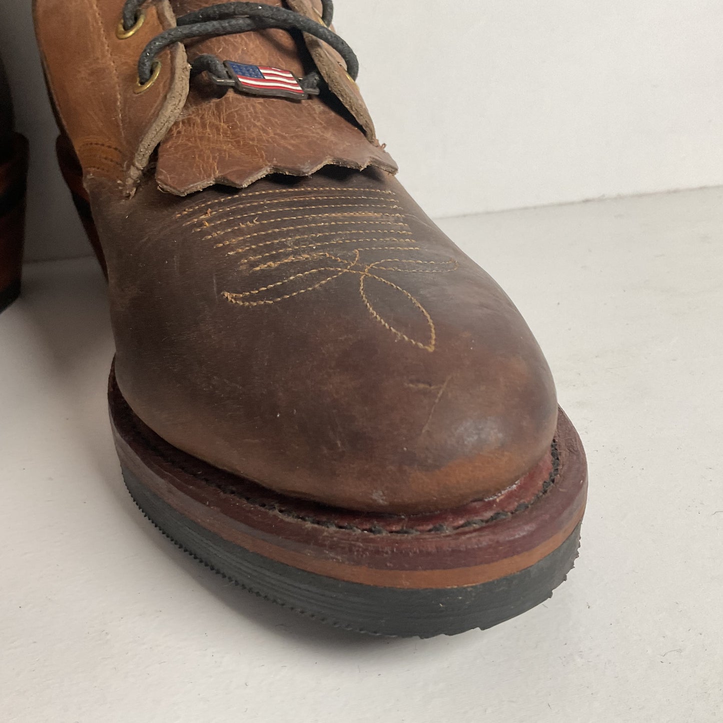 Chippewa Crazy Horse Packer Boots 11 B (Narrow) USA Made