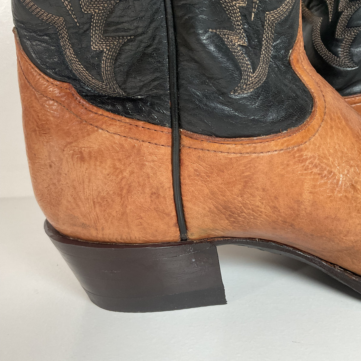 Vintage Tony Lama Bull Shoulder Cowboy Boots | USA Made | Men’s 9 D