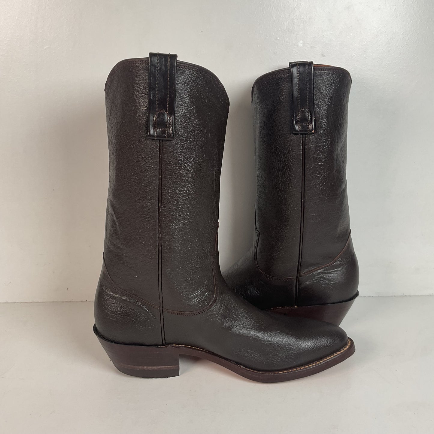 Vintage 1960s Nocona Water Buffalo Cowboy Boots 8 D Exotic