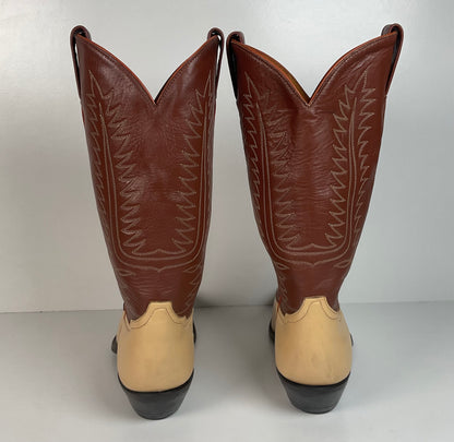 Tony Lama Urban Cowboy Boots | Lizard Wingtip | USA Made | Men’s 11 D