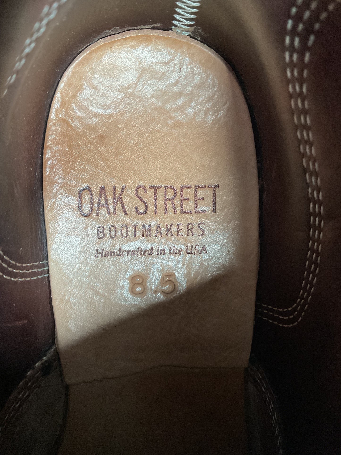 Oak Street Rough Out Suede Trench Boot 8.5 Dr. Sole Original