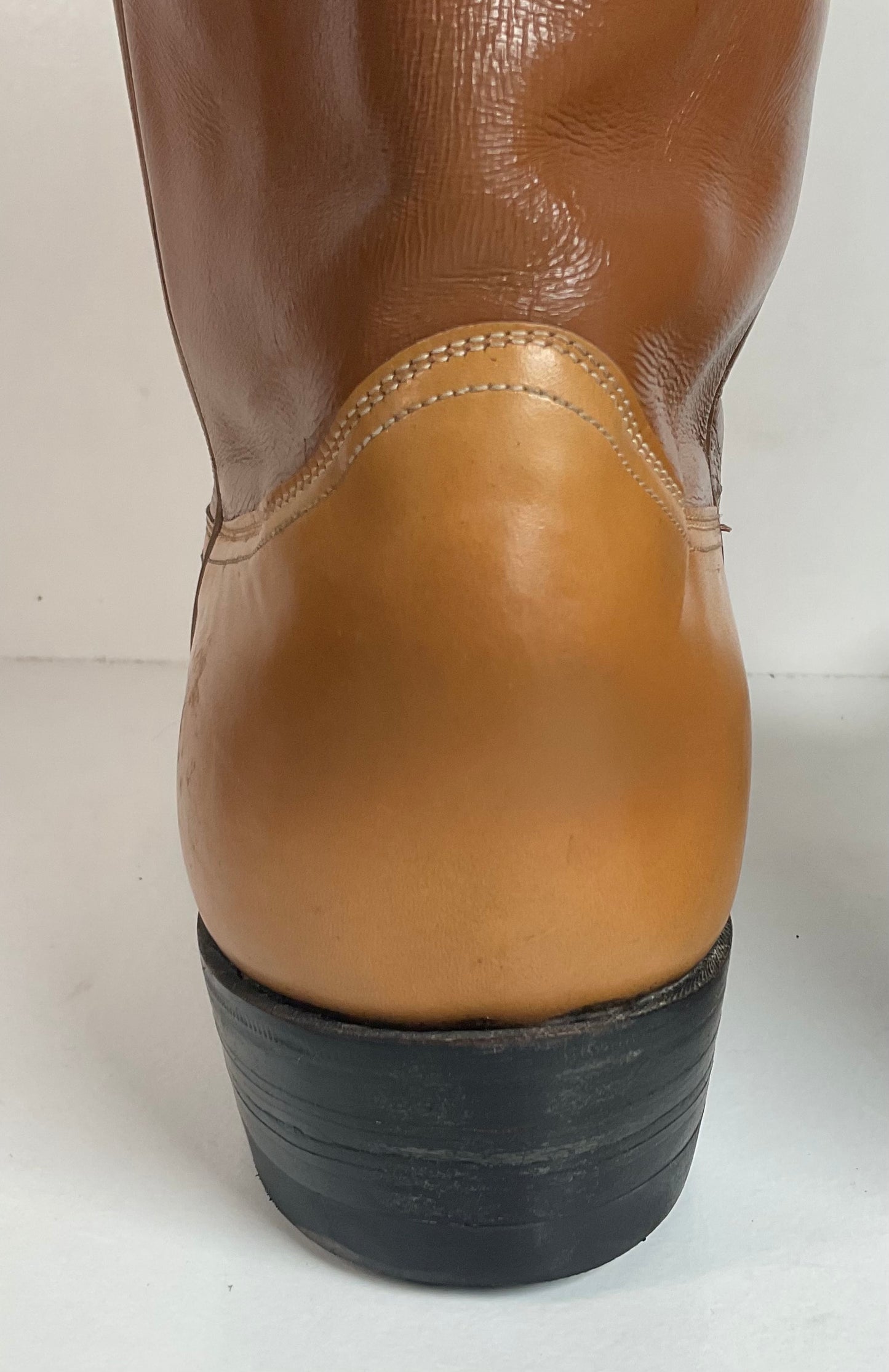 Vintage 1960s Justin Cowboy Boots 11.5 D Hand Lasted Old Fort Worth Label