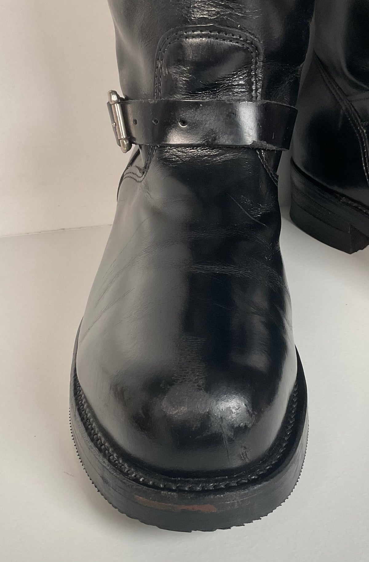 Chippewa Engineer Boots | Safety Toe | Distressed | USA Made | Men’s 13 EE