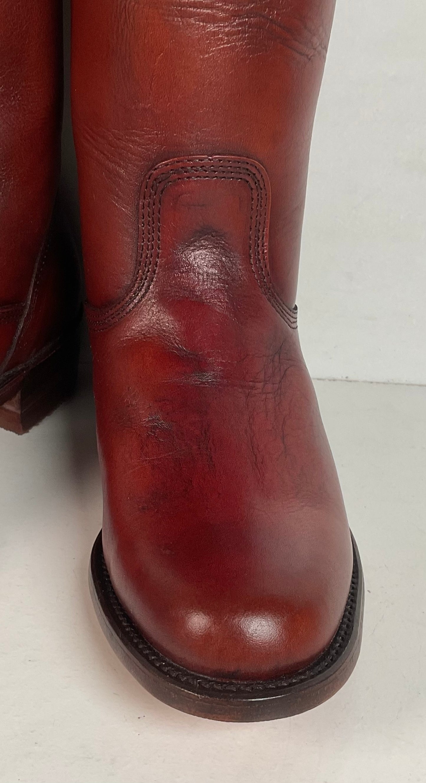 Vintage Frye Dorado Riding Boots 7 B USA Made Campus Original Box