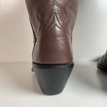 Custom Tall Top Cowboy Boots 11 Wide Shooter Style