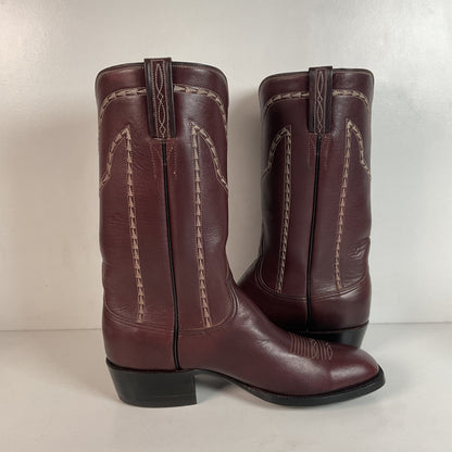 Lucchese San Antonio Cowboy Boots — French Toe — Men’s 8 D