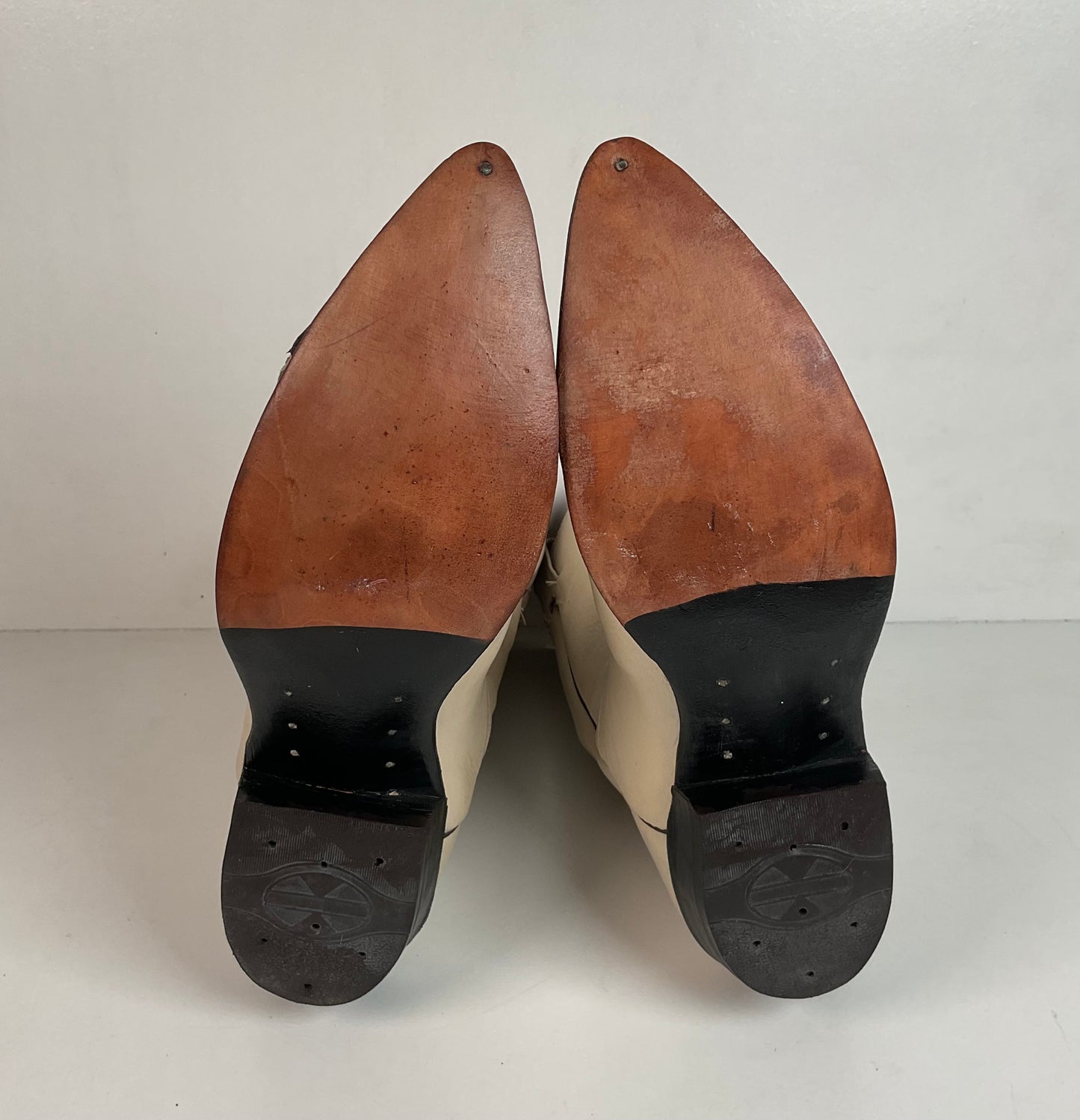 Vintage 1960s Cowtown Lizard Wingtip Cowboy Boots Men’s 8.5 A | Women’s 10