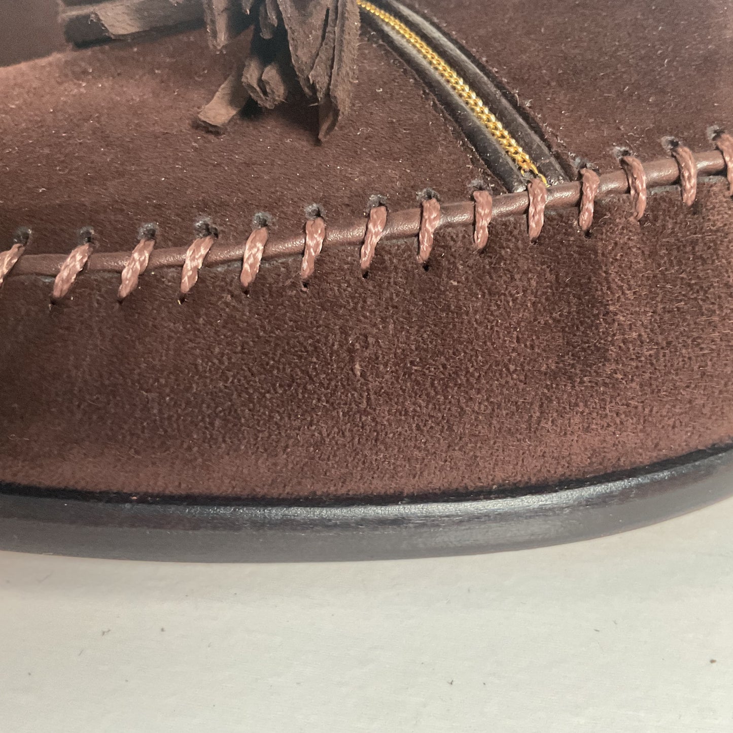 Magnanni Suede Tassel Loafers | Chocolate Brown | 10.5 M