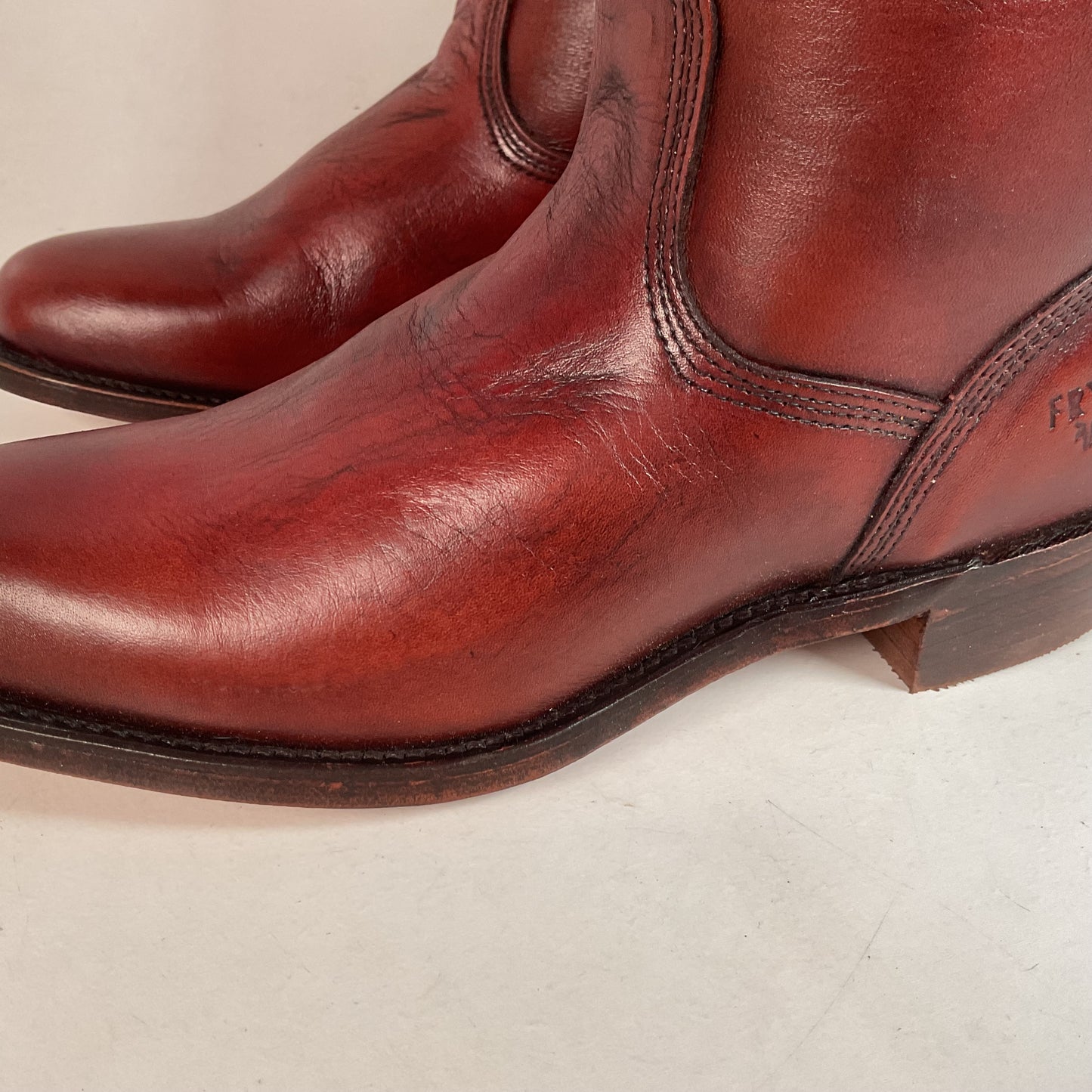 Vintage Frye Dorado Riding Boots 7 B USA Made Campus Original Box