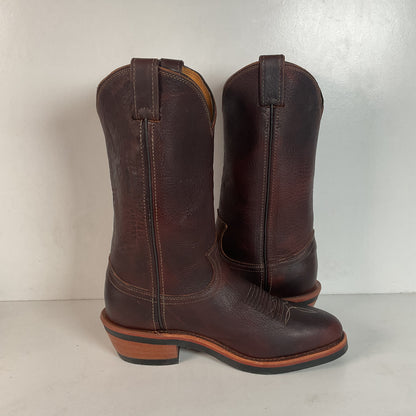 Chippewa Corbel Wellington Cowboy Boots | Bison Hide | USA Made | Men’s 8.5 D