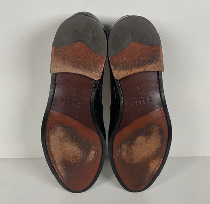 Zelli Italia | Teju Lizard Tassel Loafers | Black | Men’s 9 M