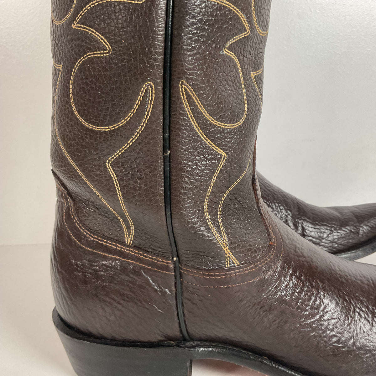 Vintage Acme Cowboy Boots | 1960s | Brown | Narrow | Men’s 8 | Women’s 9