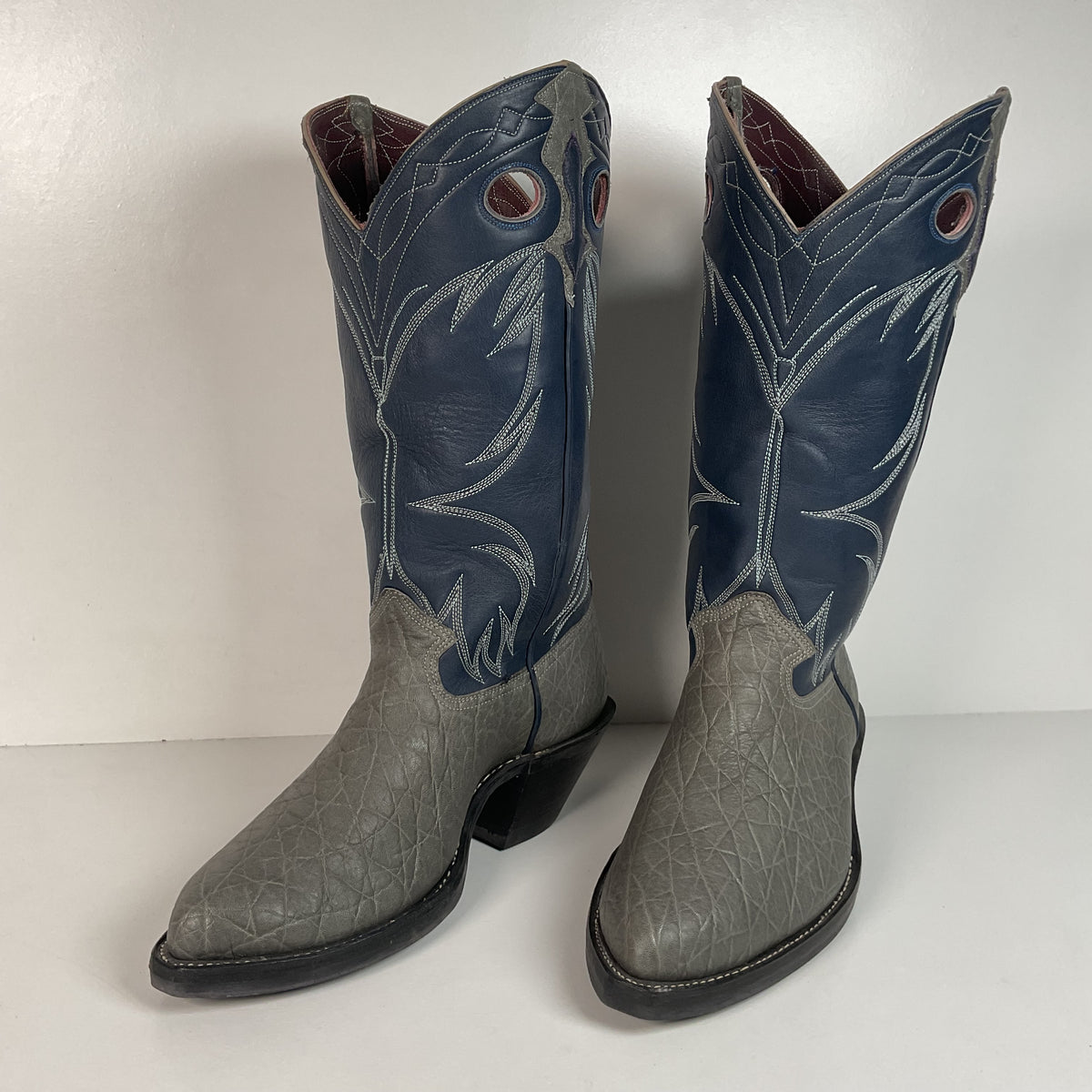 No Name Boot Company | Custom Elephant Cowboy Boots | Extra Wide | Men’s 10