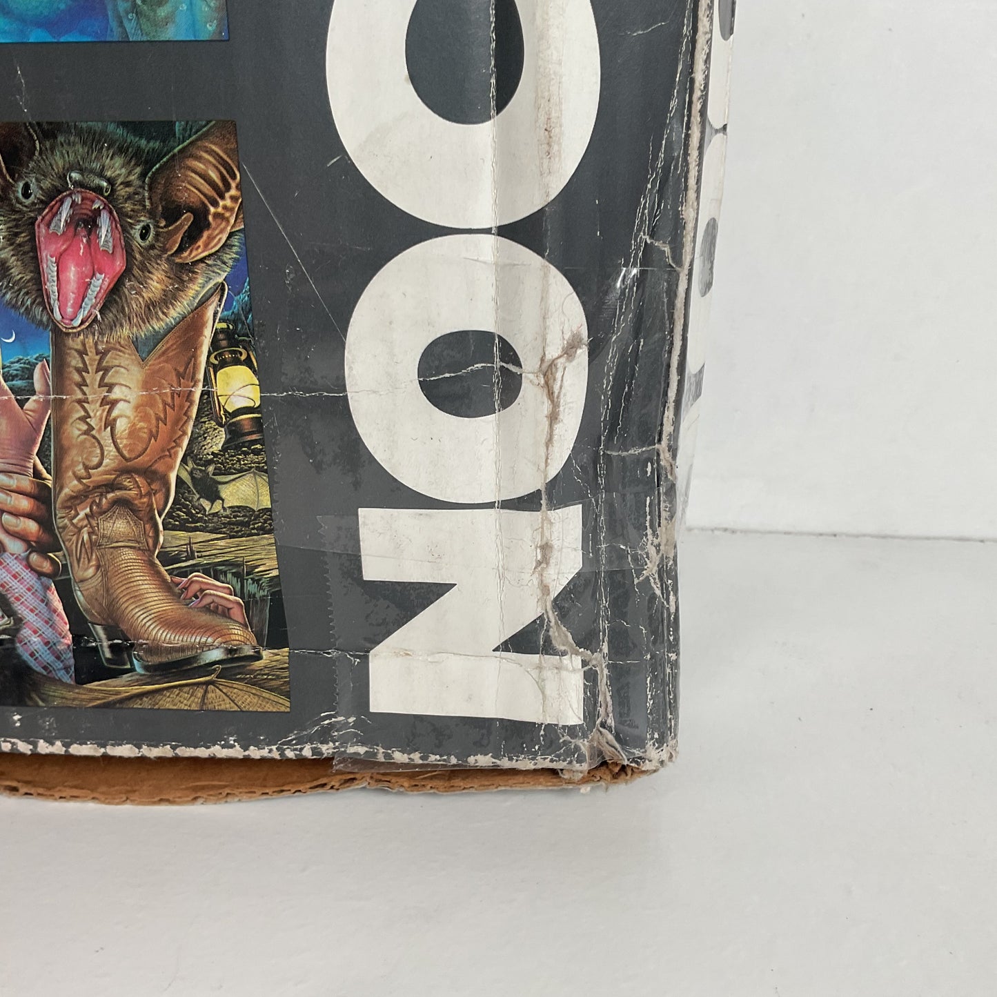 Vintage 1980s Nocona Cowboy Boot Box Only Alex Ebel Artwork