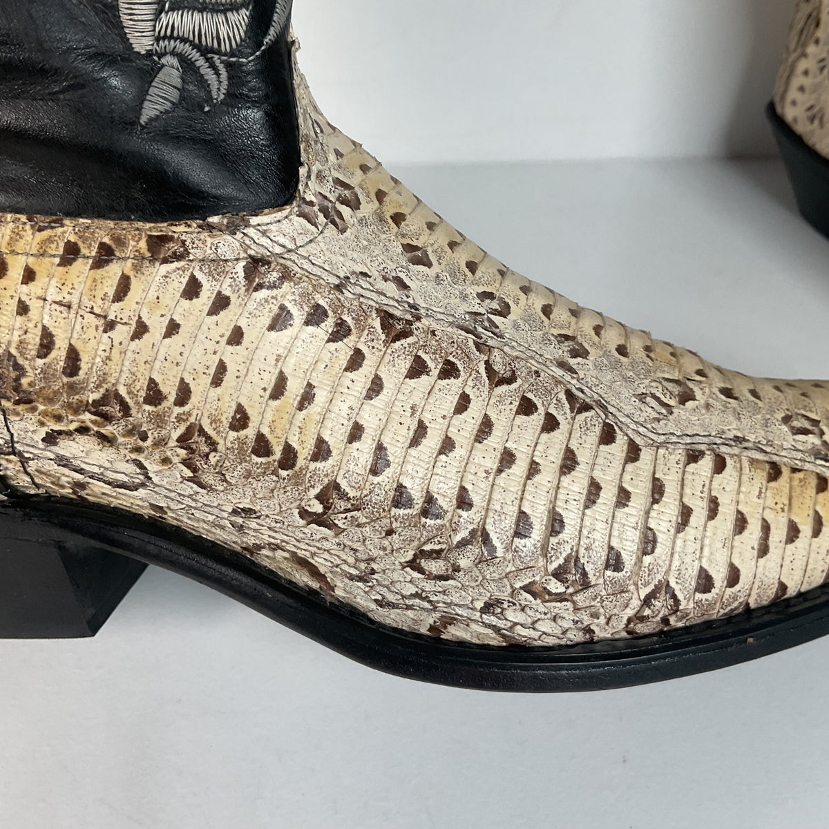 Vintage Code West Viper Snakeskin Cowgirl Boots | Exotic | Women’s 9 M