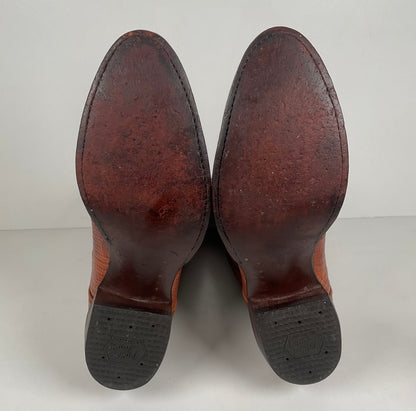 Vintage Tony Lama Teju Lizard Cowboy Boots | Gold Label | Men’s 10 D