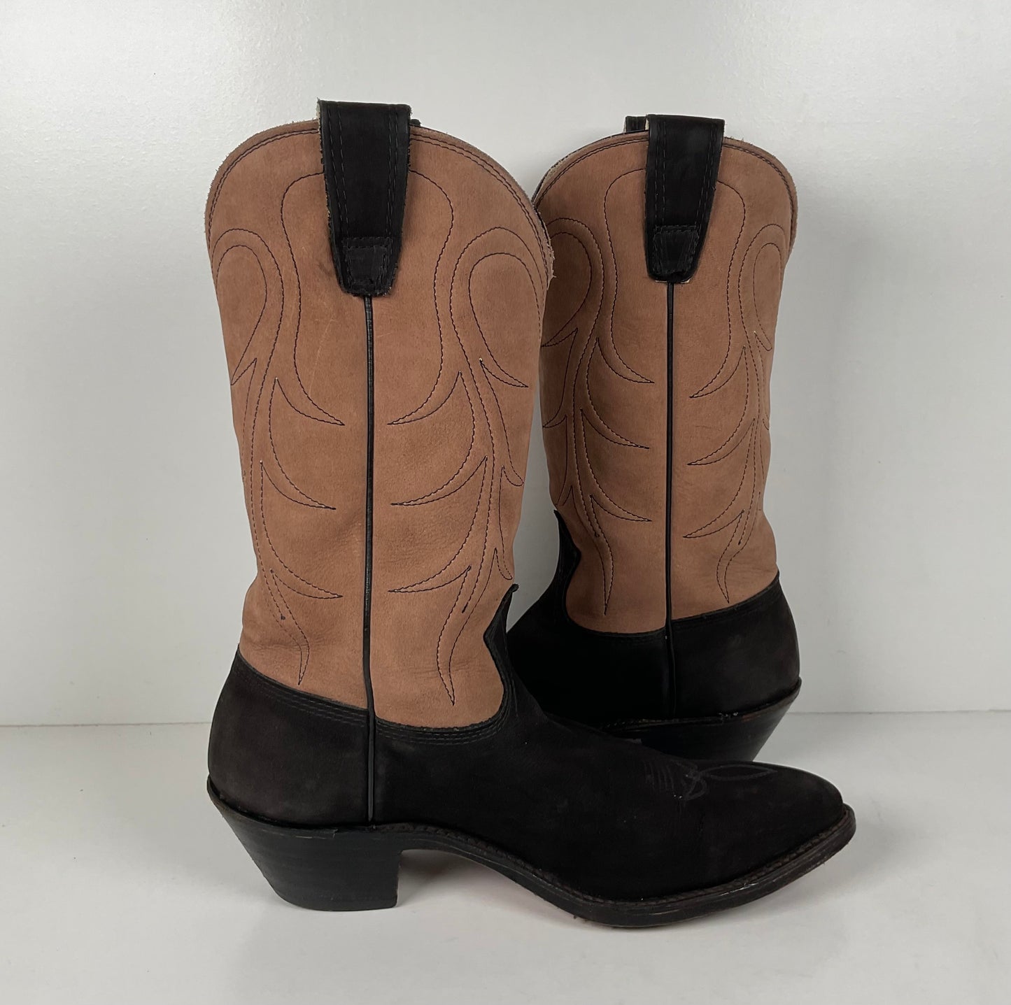 Stewart Handmade Cowboy Boots | Custom | Nubuck Suede | Men’s 9 D