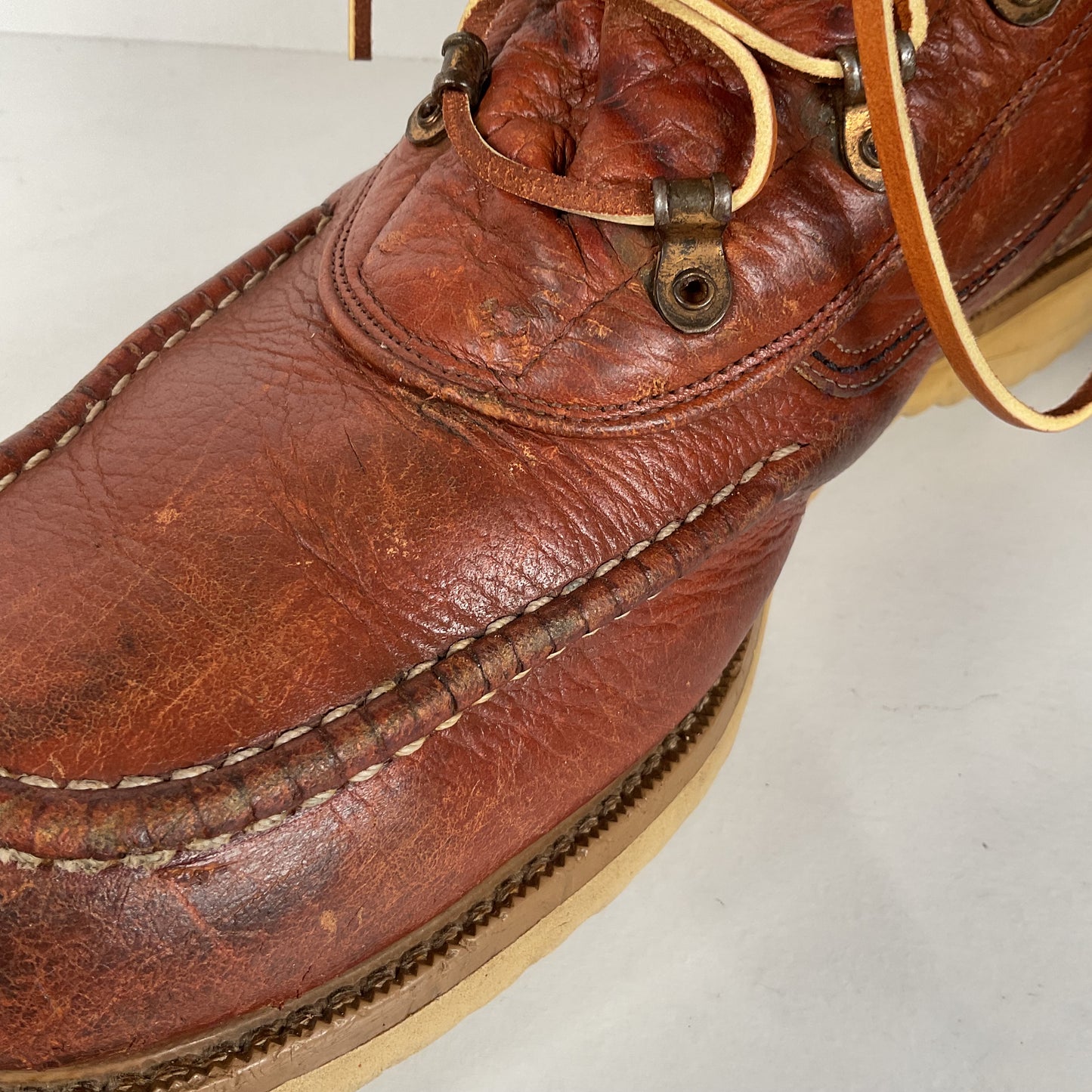 Vintage Montgomery Ward Powerhouse Boots | Moc Toe | Men’s 12 D
