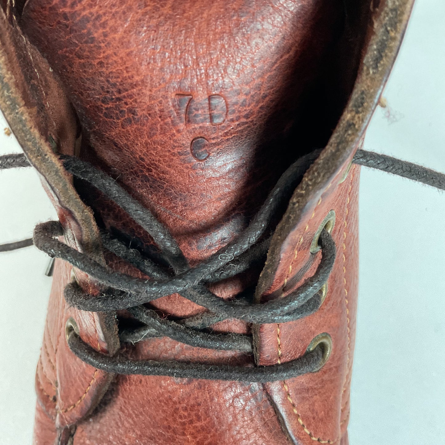 Vintage Gokey Moccasin Chukka Boots Men’s 7 D Bison Hide