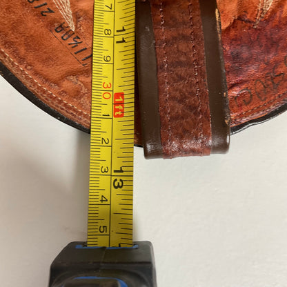 Vintage Sanders Shark Patchwork Cowboy Boots | Exotic | Extra Narrow | 11.5 AA