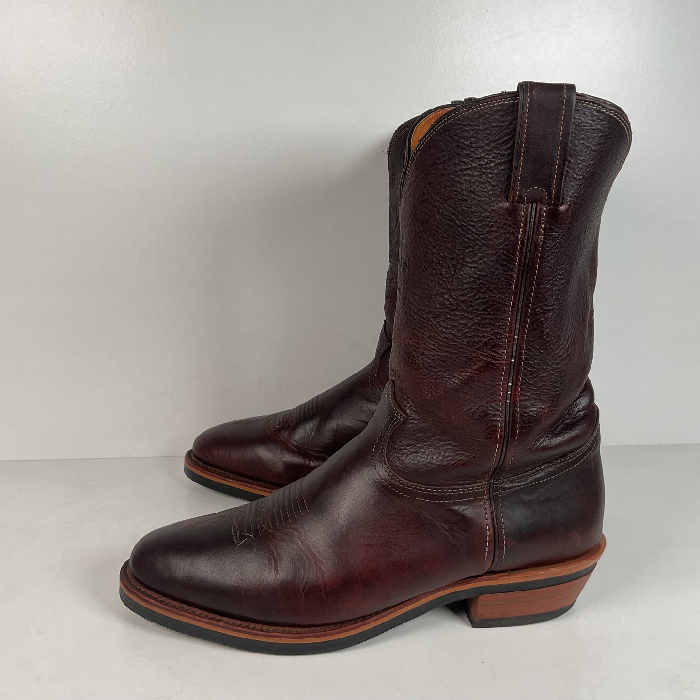 Chippewa Corbel Wellington Cowboy Boots | USA Made | Briar Pitstop | 14 D