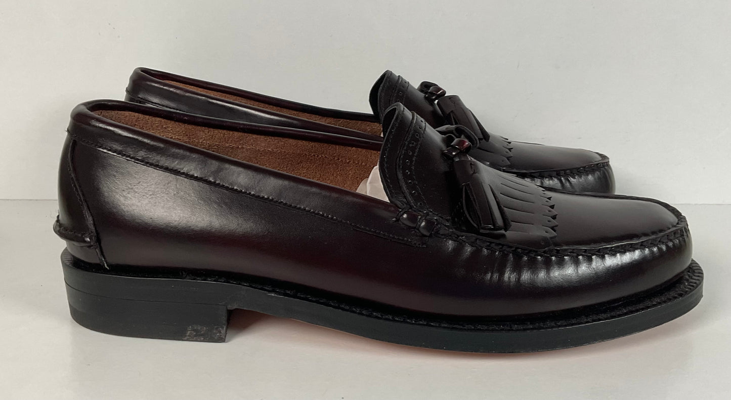 Vintage Johnston Murphy Aristocraft Moccasin Tassel Loafers 9.5 C Ski Moc USA