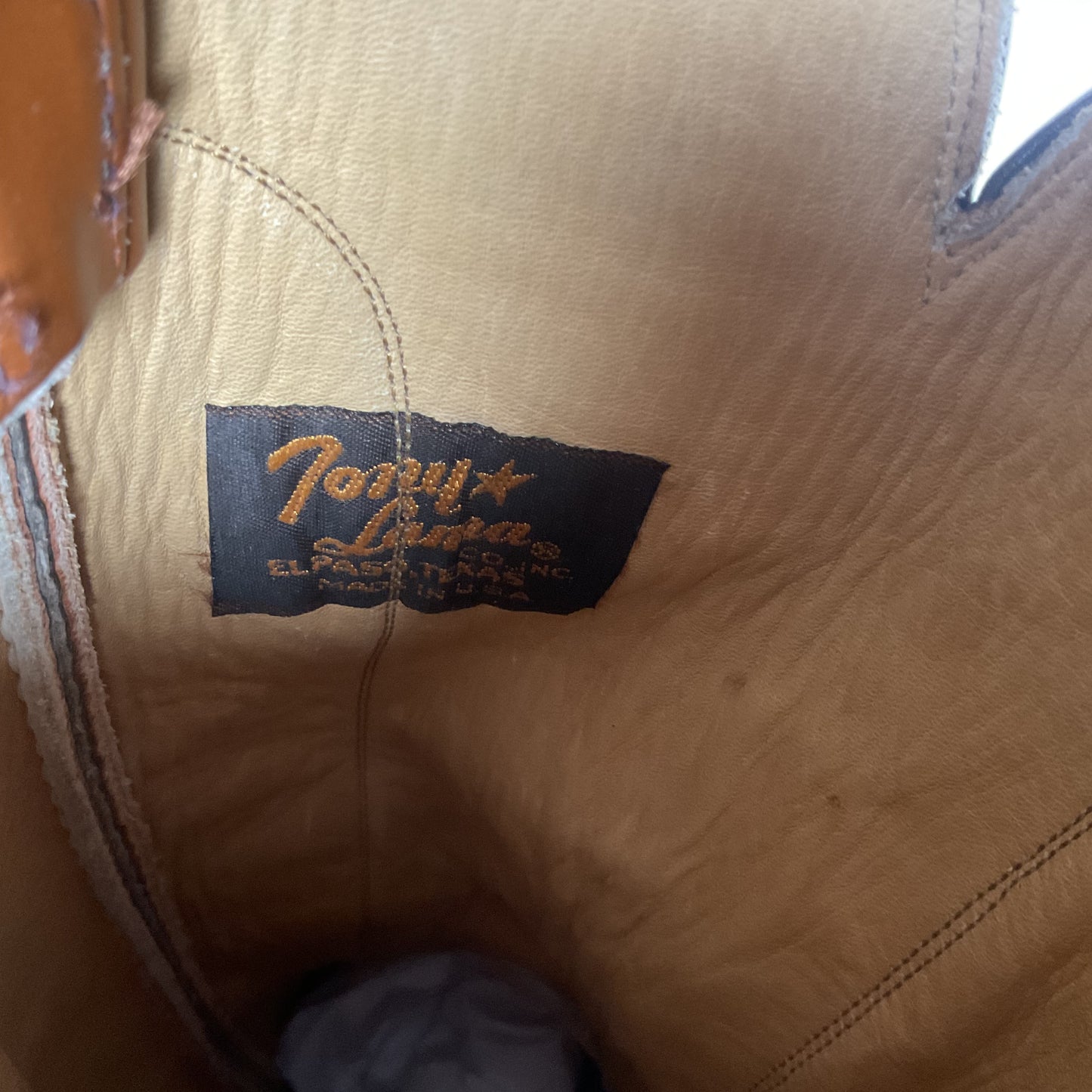 Vintage Tony Lama Ostrich Leg Cowboy Boots | Gold Label | Men’s 7 D | Women’s 8