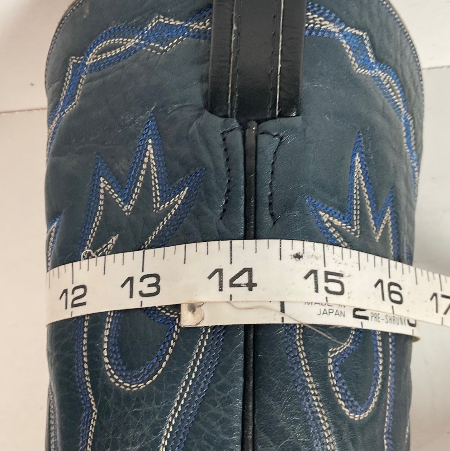 1960s Tony Lama Exotic Elephant Cowgirl Boots Men’s 7 B | Women’s 8 USA Made Gold Label