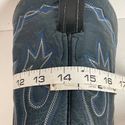 1960s Tony Lama Exotic Elephant Cowgirl Boots Men’s 7 B | Women’s 8 USA Made Gold Label