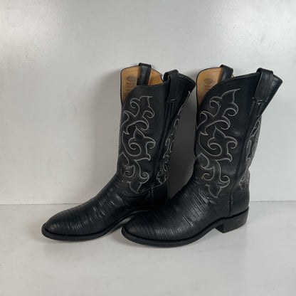 Caboots Lizard Roper Boots 9.5 E Champion Attitude Custom