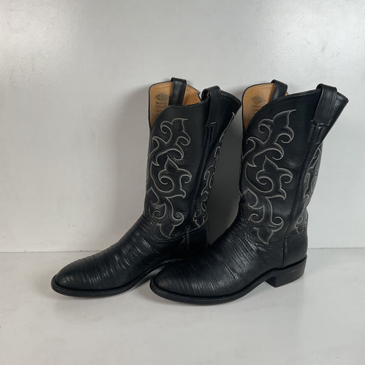 Caboots Lizard Roper Boots 9.5 E Champion Attitude Custom