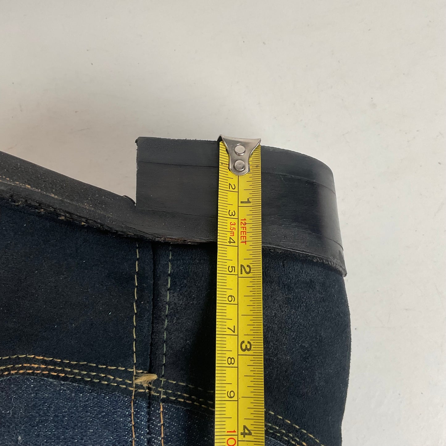 Vintage Rodeo Denim Cowboy Boots Men’s 8 D | Women’s 9 USA Made Chunky