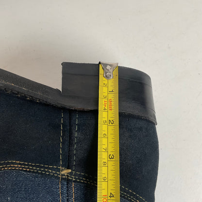 Vintage Rodeo Denim Cowboy Boots Men’s 8 D | Women’s 9 USA Made Chunky