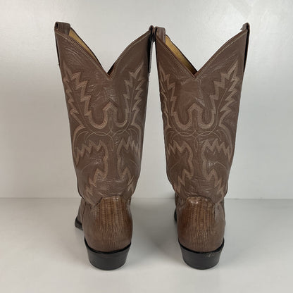 Vintage Panhandle Slim Teju Lizard Cowboy Boots | Men’s 9 D