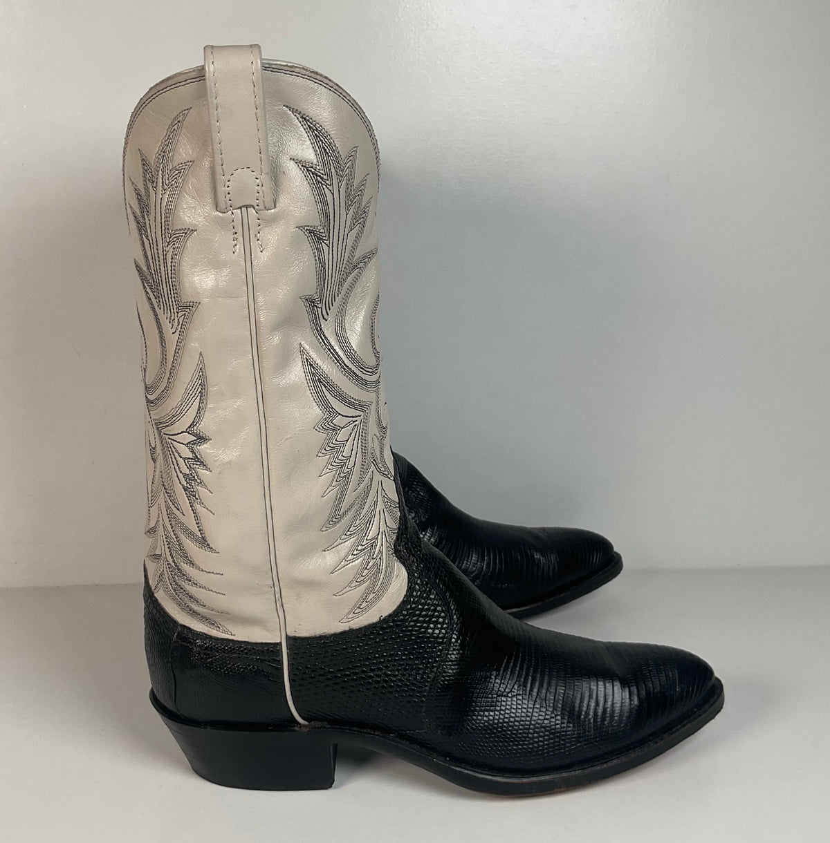 Vintage Dan Post Teju Lizard Cowboy Boots | USA Made | Men’s 10 D