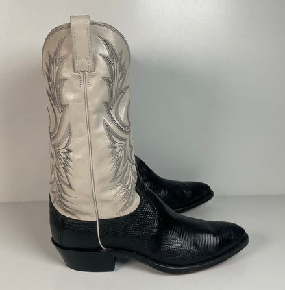 Vintage Dan Post Teju Lizard Cowboy Boots | USA Made | Men’s 10 D