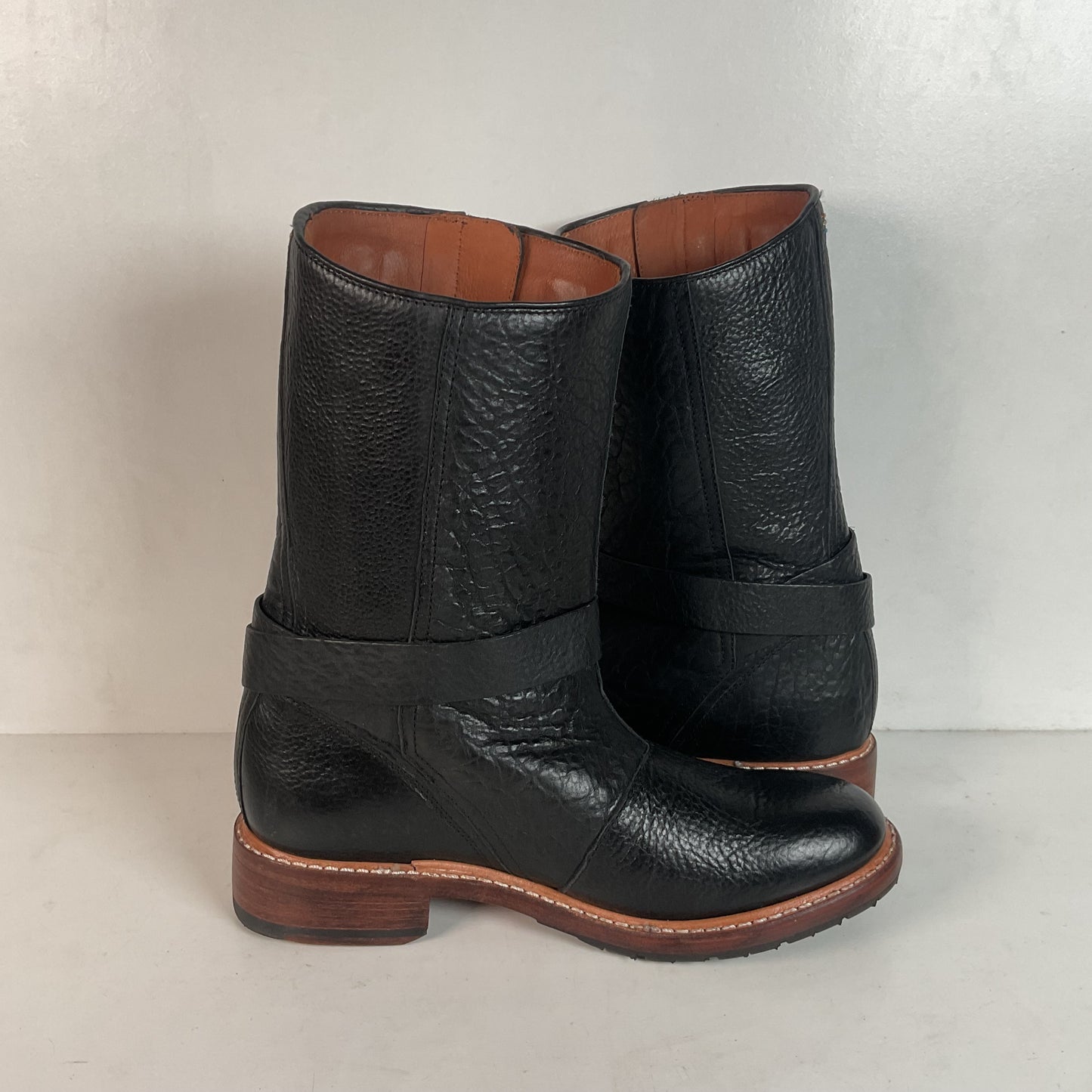 Ariat Two24 Bison Hide Engineer Boots 7 D Harness USA Made