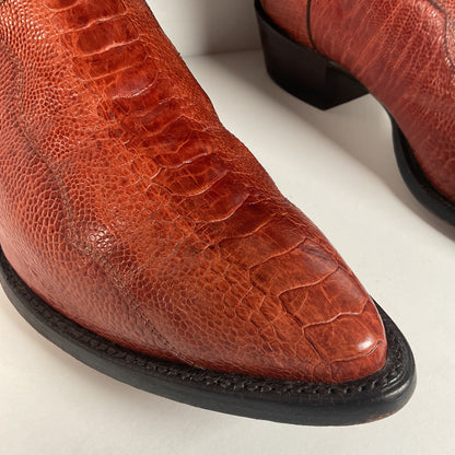 Vintage Nocona Ostrich Leg Cowboy Boots | Exotic | USA Made | Men’s 15 EE
