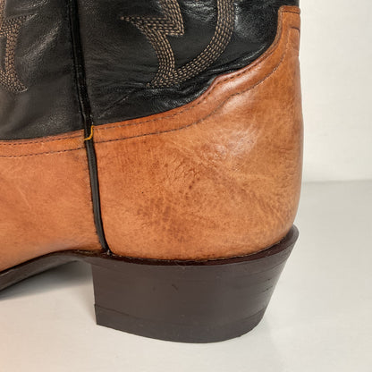 Vintage Tony Lama Bull Shoulder Cowboy Boots | USA Made | Men’s 9 D