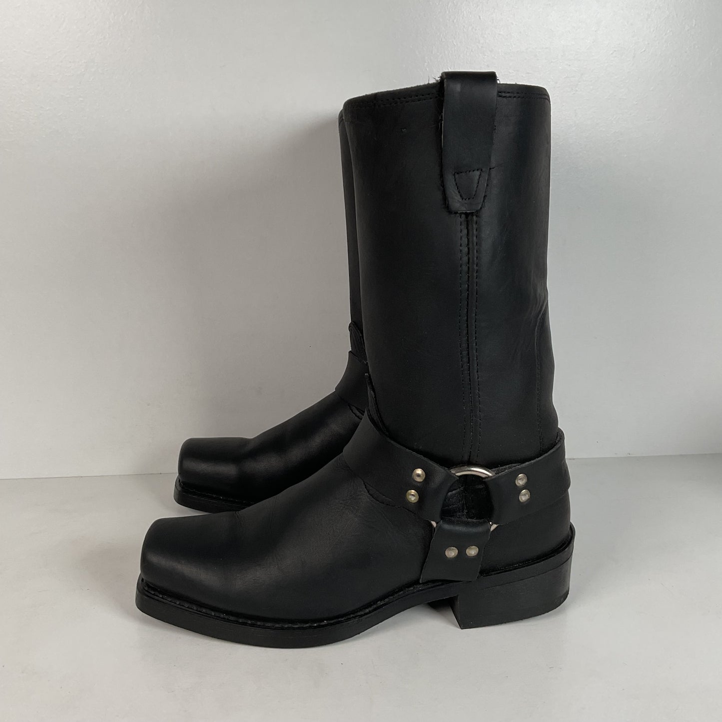 Vintage Durango Black Oiled Harness Boots | USA Made | Men’s 9 EE