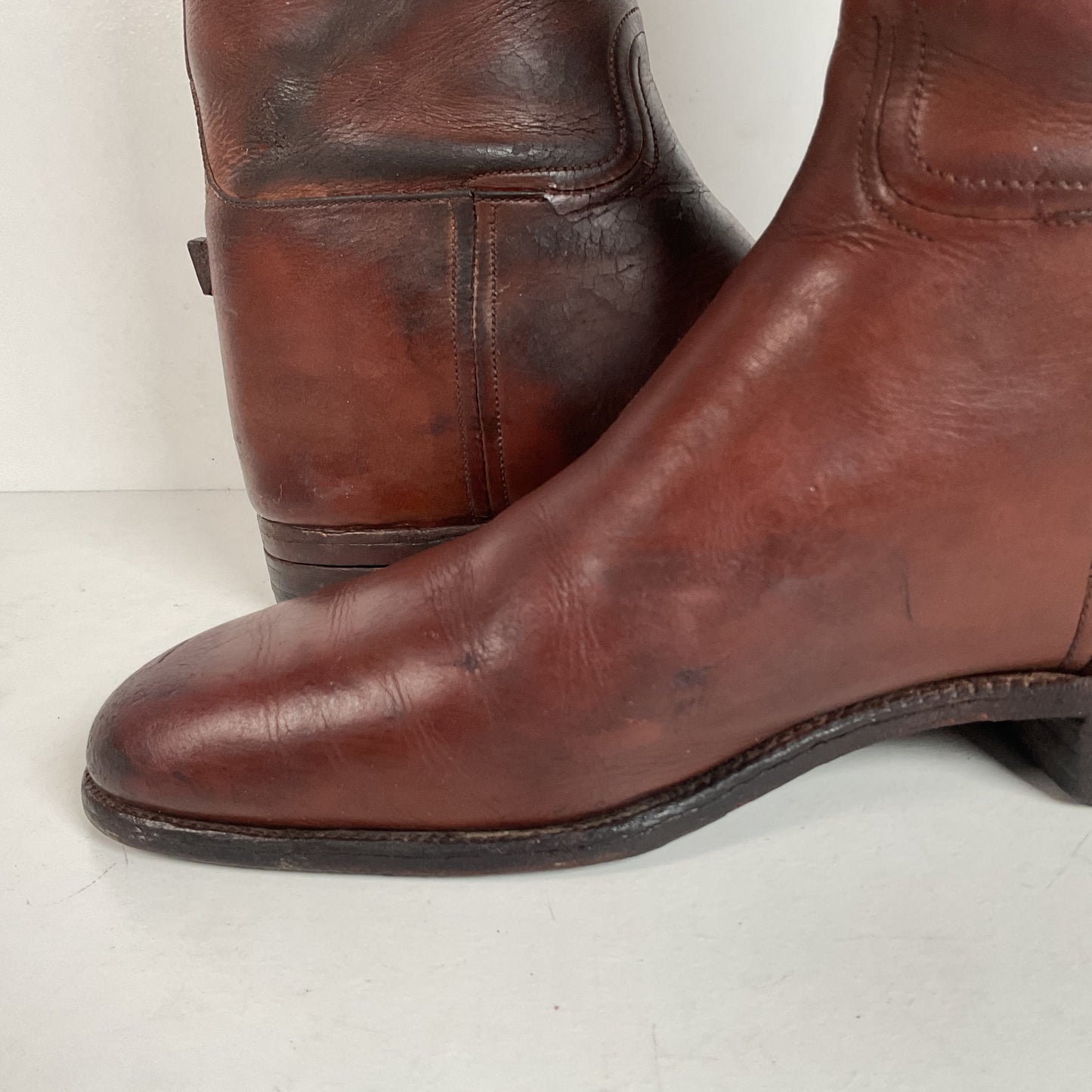 Vintage Peal & Co Polo Riding Boots | Wooden Form | Vanderbilt | King George