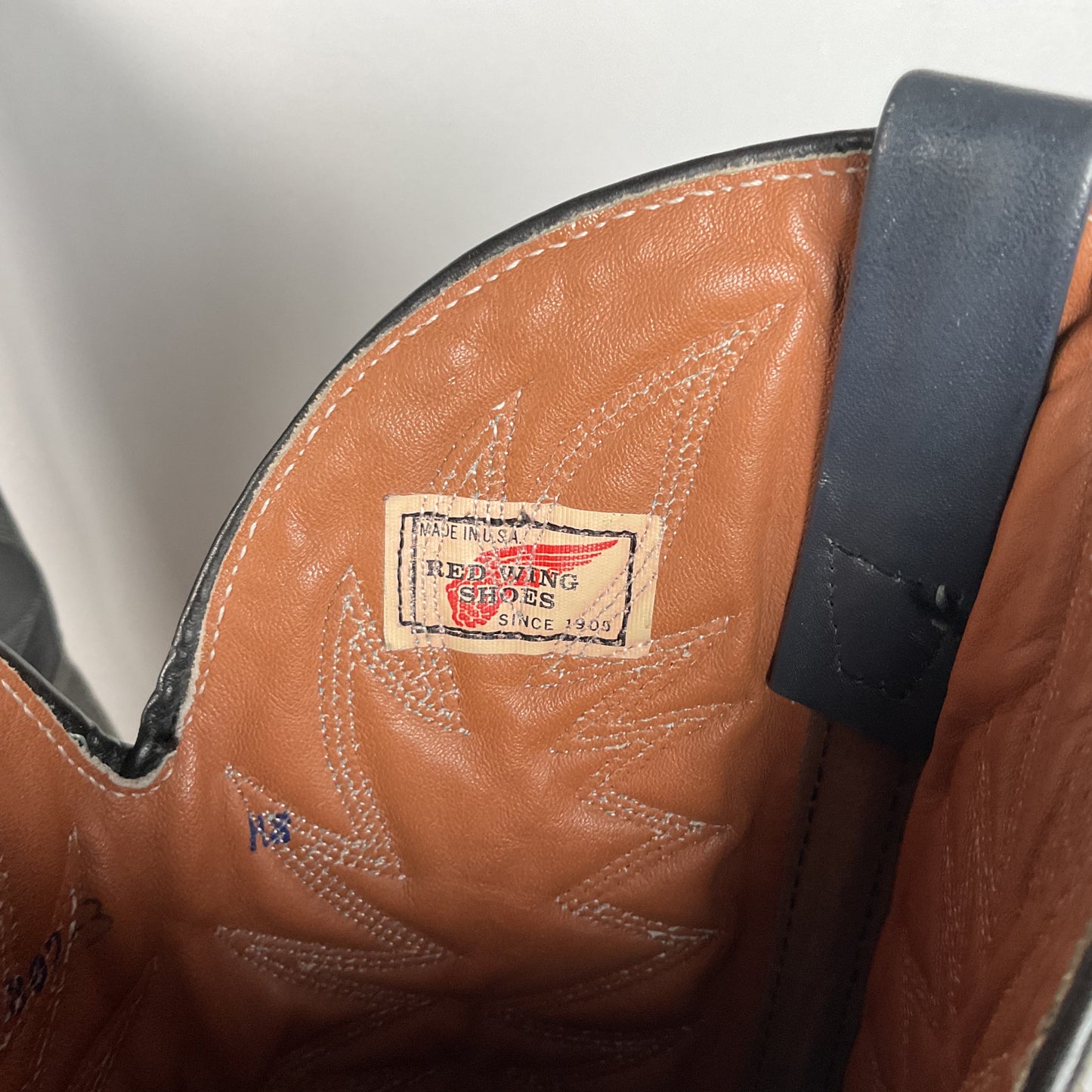 Vintage Red Wing Bullhide Cowboy Boots | USA Made | Grey | Men’s 8.5 D