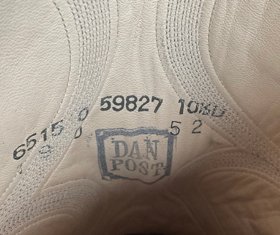 Vintage Dan Post French Toe Cowboy Boots | 1970s | Men’s 10.5 D