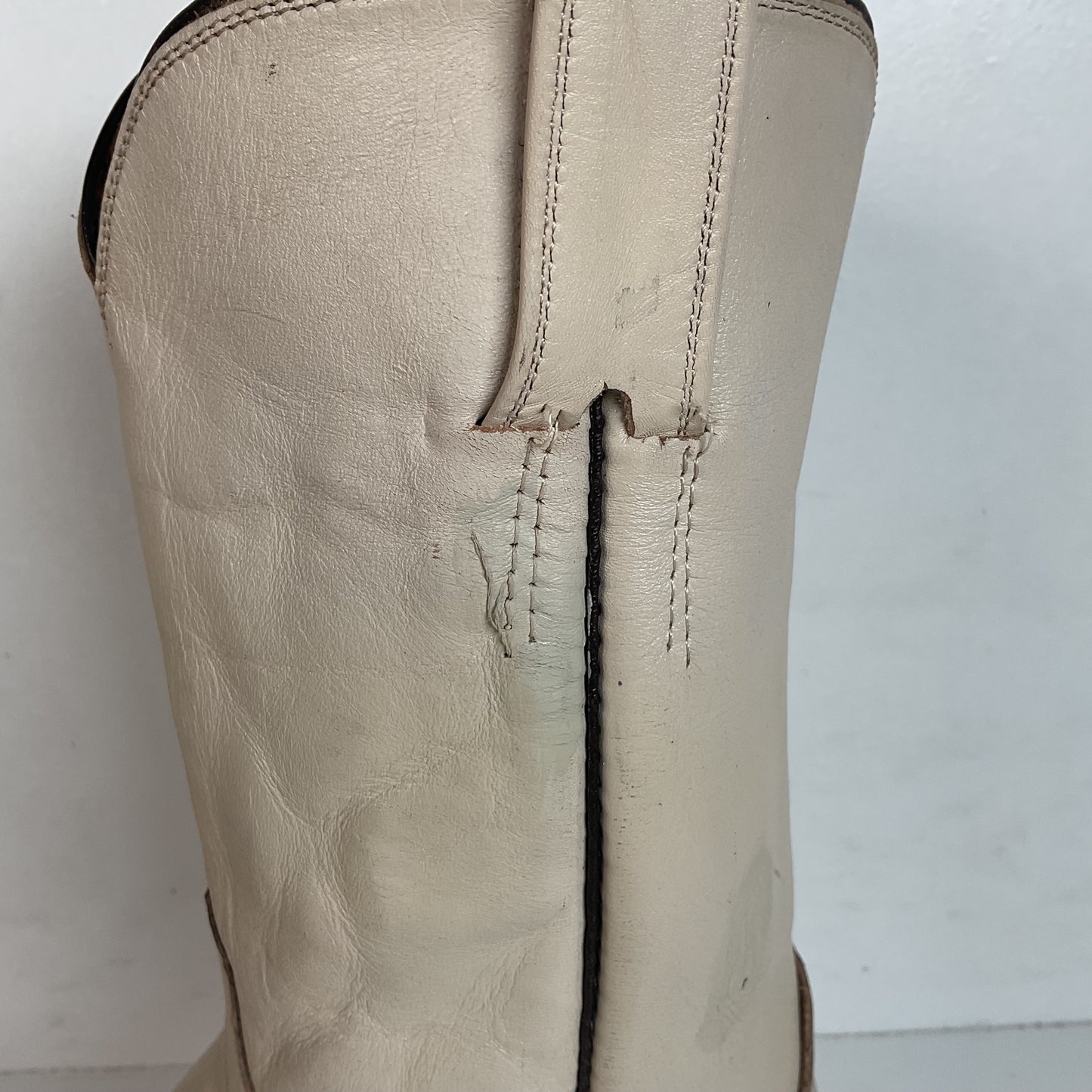 Vintage 1960s Cowtown Lizard Wingtip Cowboy Boots Men’s 8.5 A | Women’s 10