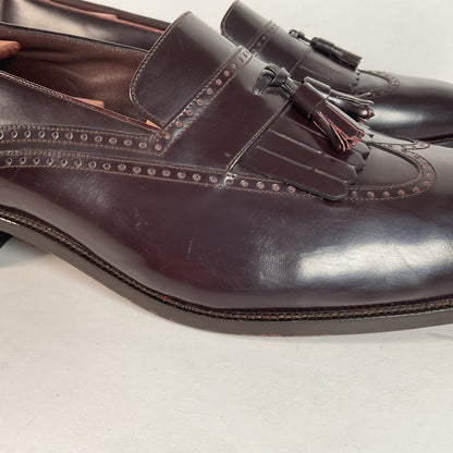 Bally Tassel Loafers | Burgundy Patent | Men’s 15