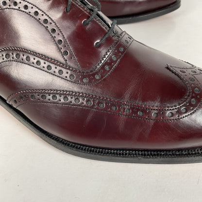 Vintage Johnston Murphy Oxford Shoes | Burgundy Calf | USA Made | Men’s 12 D